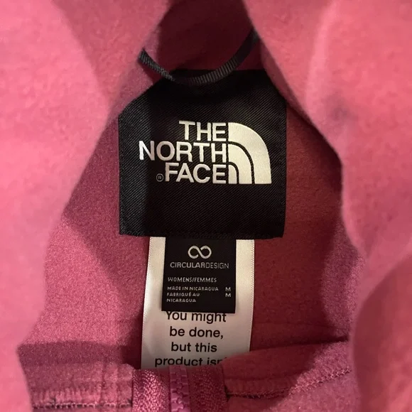 Women’s North Face Tundra Full Zip Cyber Berry Size Medium - Picture 6 of 6